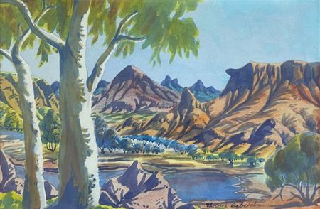 Herbert Raberaba : Central Australian Landscape