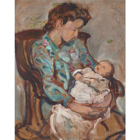 Florence St John Cadell : MOTHER AND CHILD