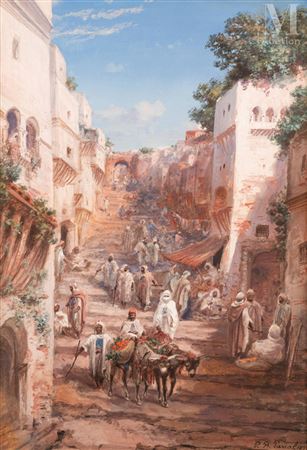 Paul Pascal : Stalls and walkers in Algeria