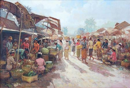 Surabaya Rustamadji : Traditional Market Scene