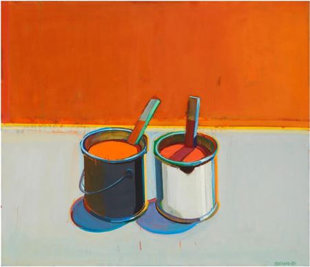 Raimonds Staprans : 'Blue Skies, Red Paint,' 1994