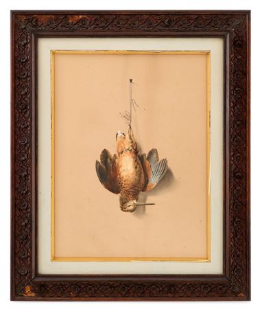 Achille Perelli : 'NATURE MORTE: WOODCOCK'