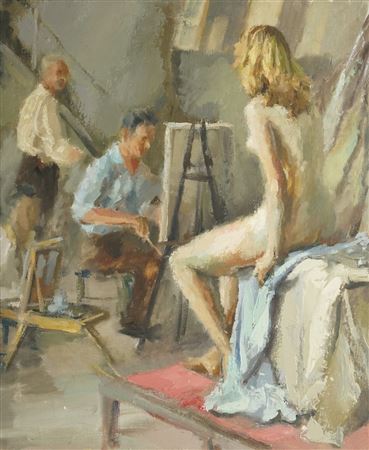 Igor Talwinski : Nude in the studio