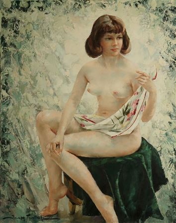 Igor Talwinski : Model with scarf