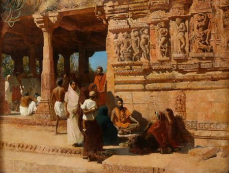 Edwin Lord Weeks : Hindu Temple, Bombay