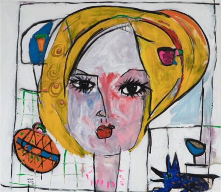 Astolfo Funes : 'Blonde with purse' 2015