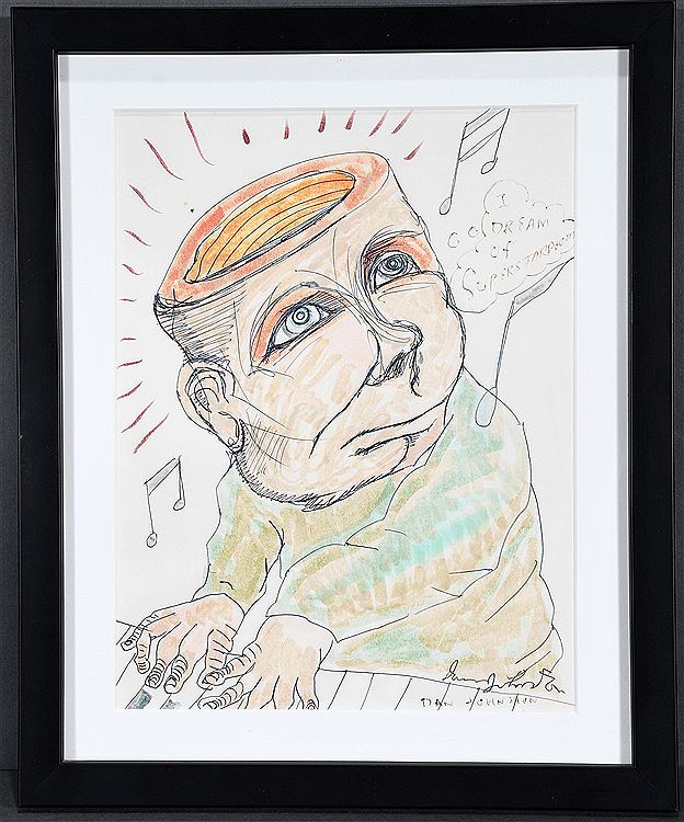 Daniel Dale Johnston : From Auction Records