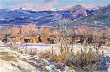 Don Brackett : View from Cruz Alta - Taos, 1990