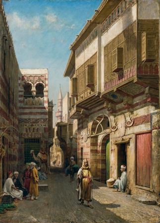 Henry Augustus Ferguson : Street of Seideh Zeyneb, Cairo