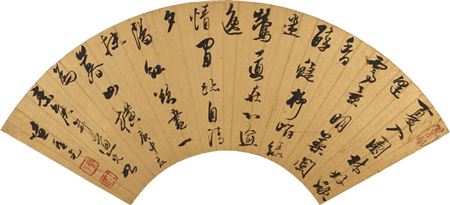 Chongguang Jiangshang Da : Poem in Cursive Script