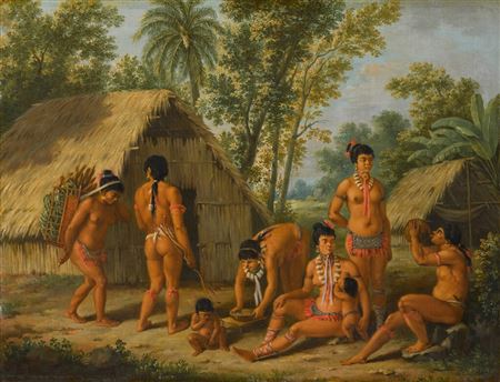 Agostino Brunias : A family of Charaibes in the Island of St Vincent