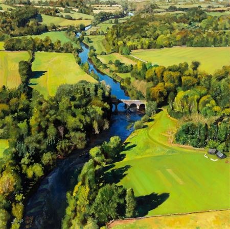 Blaise Smith : The River Nore at Ballylinch