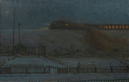 Hugo Wilhelm Georg Kocke : NIGHT TRAIN