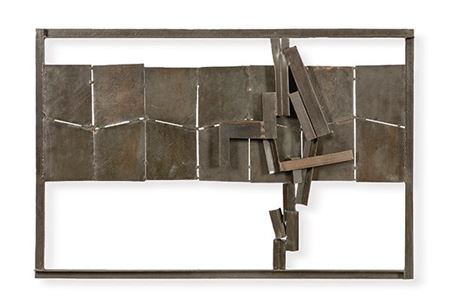 Joaquin Rubio Camin : Landscape or composition in Cross. 1953