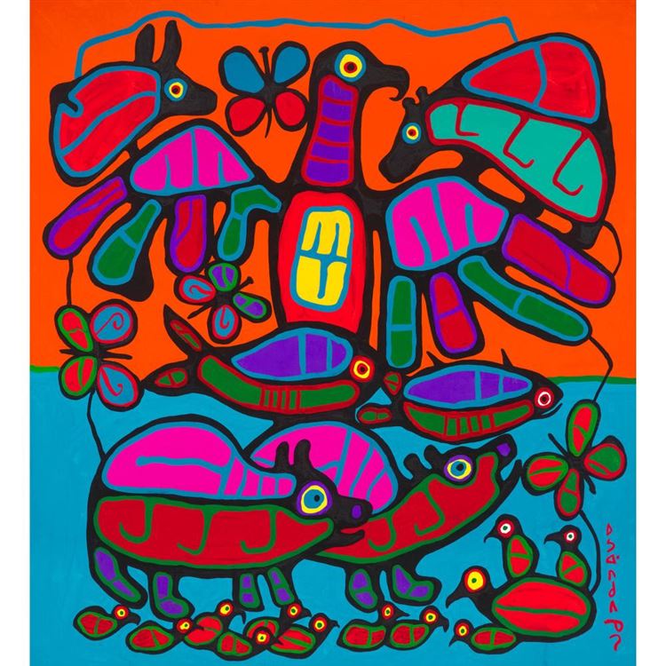 Norval (Copper Thunderbird) Morrisseau : From Auction Records