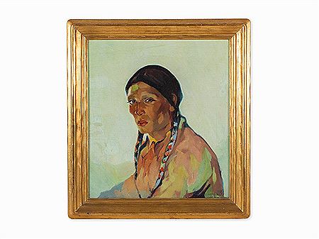 Hans Paap : Taos Indian Girl