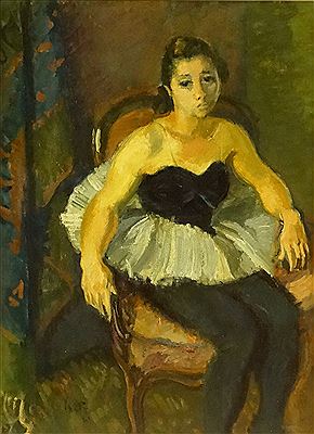 Iosif Iser : Ballerina in Armchair