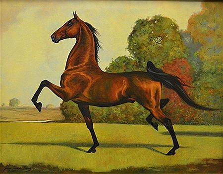 sample from Equine Art, Antique and Rare Book Auction