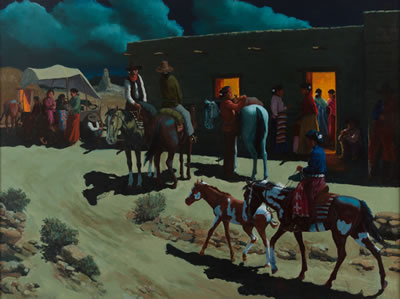 John Jones : Evening at the Trading Post