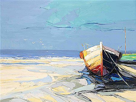 Arwed Balcke : Boat on the beach