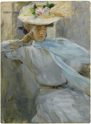 Alessandro Milesi : Portrait of Virginia Oldoini, Contessa di Castiglione