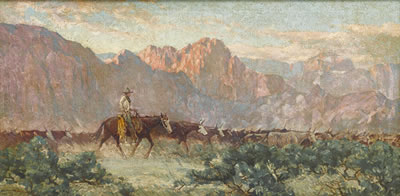 Raymond Nott : Herding cattle