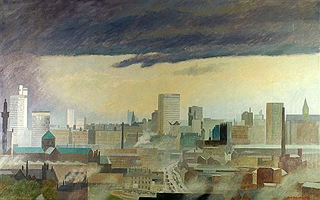 Derek Wilkinson : Panoramic view of Manchester