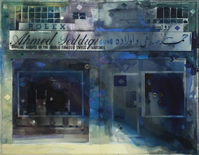 Abdul Kadir Al-Rais : Zaman: A View from the First Ahmed Seddiqi & Sons Shop (a work in progress)