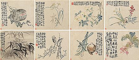 Shan Li : FLOWER AND BIRD (8)