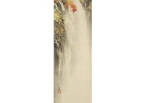 Shunkyo Yamamoto : Red Leaves waterfall