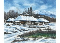 Shuzo Omi : MountainHouseWinter day