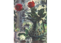 Hitoshi Okuda : Roses(vase)