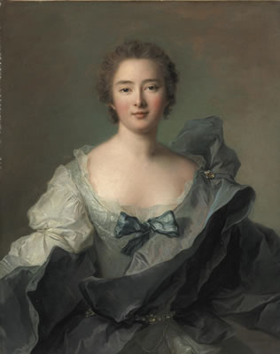 Jean-Marc Nattier : PORTRAIT OF THE MARQUISE DE PLEUMARTIN, NÉE ANNE LE LAŸ DE VILLEMARÉ (C. 1695-AFTER 1761), THREE-QUARTER-LENGTH