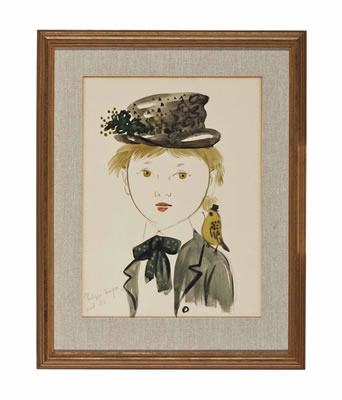 Philippe Henri Noyer : Girl in a Hat