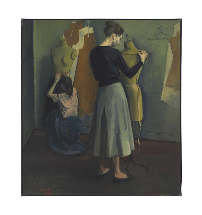 Raphael Soyer : From Auction Records