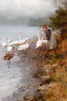 Richard Schmid : Nancy and the Swans