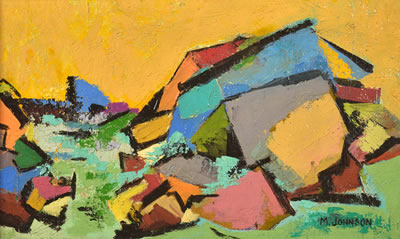 Marjorie Lee : Untitled - Rocky Landscape