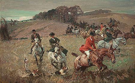 Harold Septimus Power : A Fox Hunt in the Midlands 1912