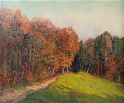 Max Robathin : Waldrand in der Herbstsonne