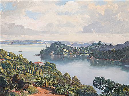 Cyril Whiteoak : Clouds Over Manakau