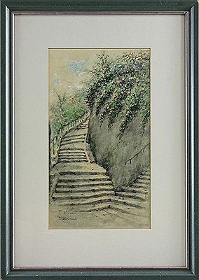 Ferdinand Hopner : 'Blankenese Strandtreppe'