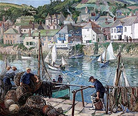 Isabel Wrightson : Mousehole harbour