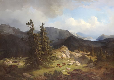 Joseph Brunner : Untitled (Alpine Landscape)