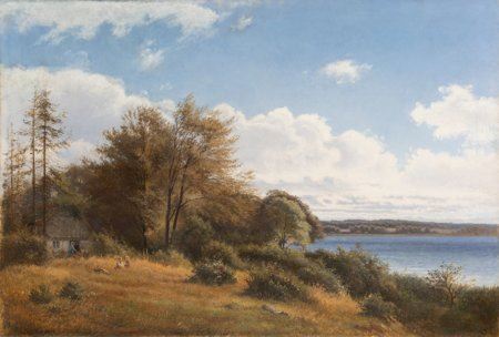 Harald Trolle : Cottage by a Lake