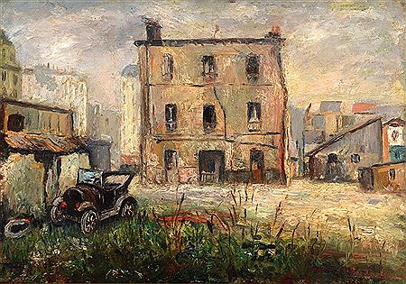 Jac Laube : View of a suburb of Paris