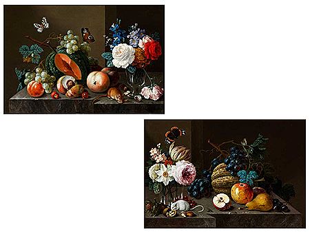 Johann Amandus Winck : STILL LIFES WITH FRUIT, FLOWERS, BUTTERFLIES AND MICE (2)