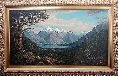 Charles Decimus Barraud : Diamond Lake, Mt. Earnslaw