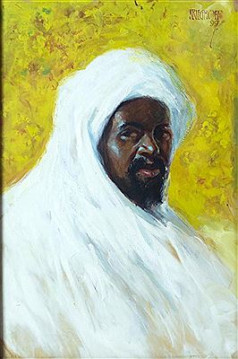 William Krieghoff : Bedouin Portrait