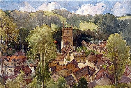 George Robert Rushton : 'Castle Combe'