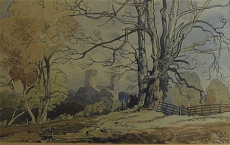 James Fletcher Watson : 'Trees near Wymondham'